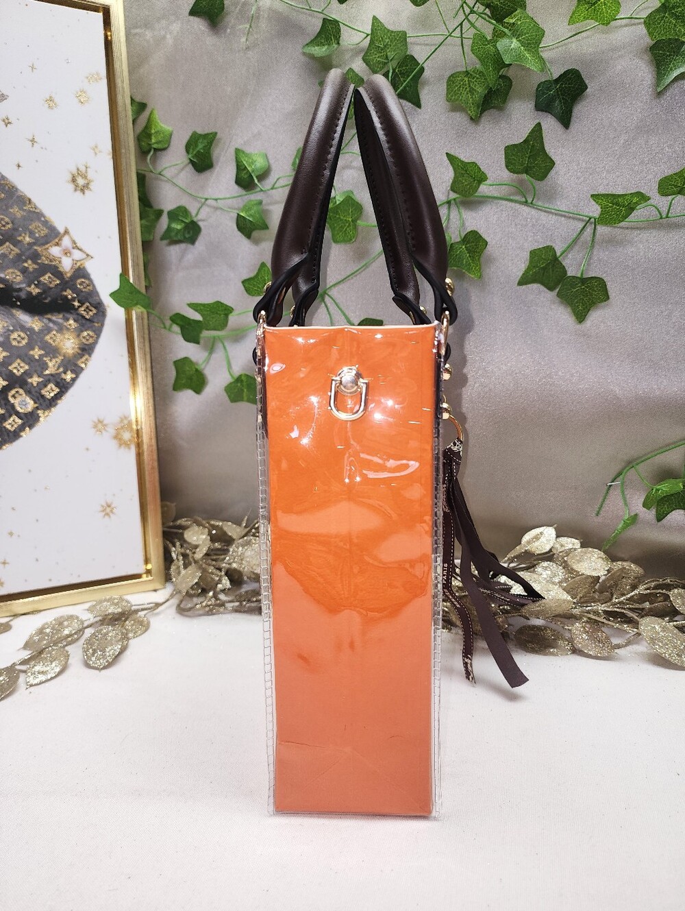 Authentic Hermes Shopping Bag In PVC Tote - Picture 5 of 7